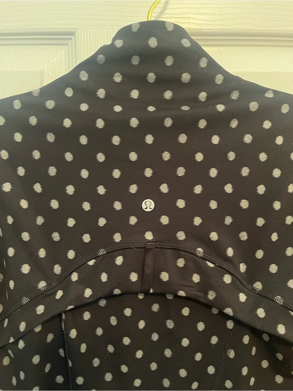 Lululemon Define Jacket Ghost Dot Black Slate | Size 8 | Thumbholes Full Zip